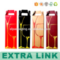 High Quality Wine Paper Gift Cardboard Glass Boxes Corrugated With Handle